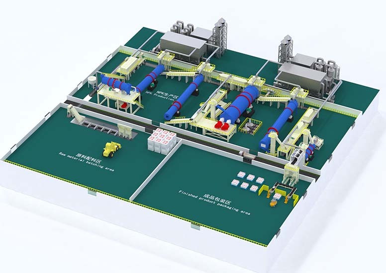 Automated production and packaging line