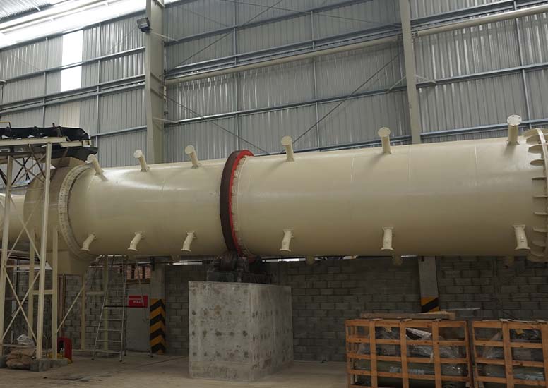 Powdered fertilizer production line