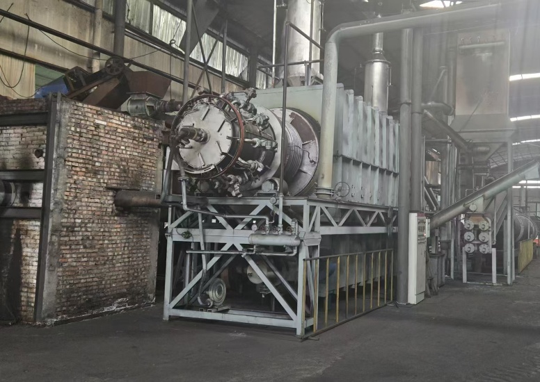 Straw carbonization production line