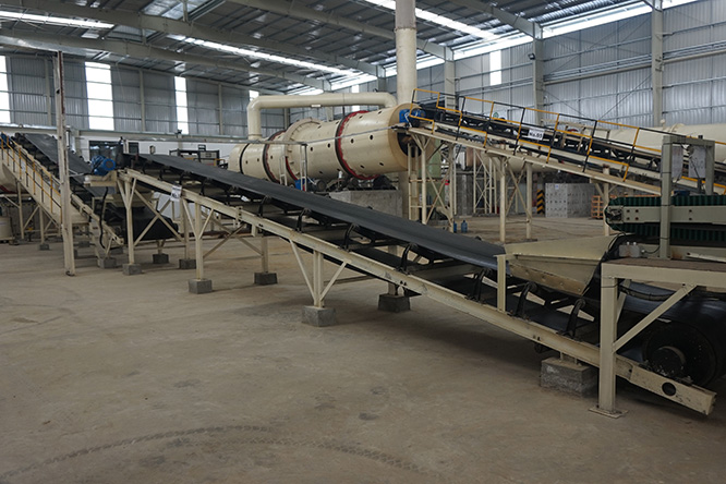 Construction site of amino acid granulation equipment for Vietnamese customers