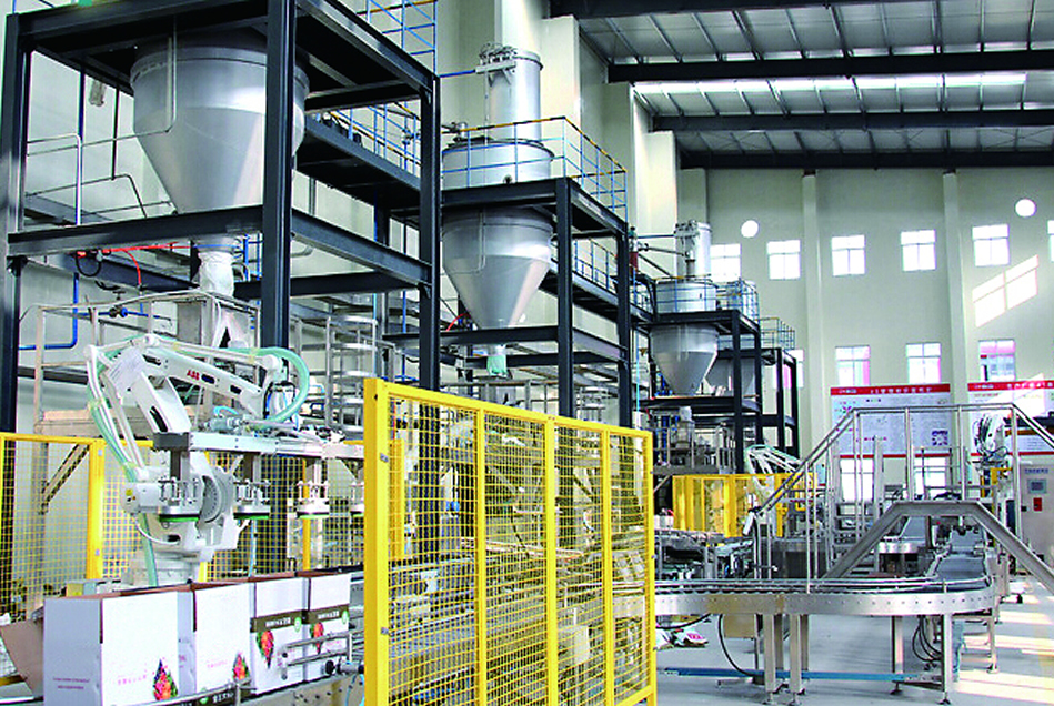 Sulfur coating production line installed for Vietnamese clients