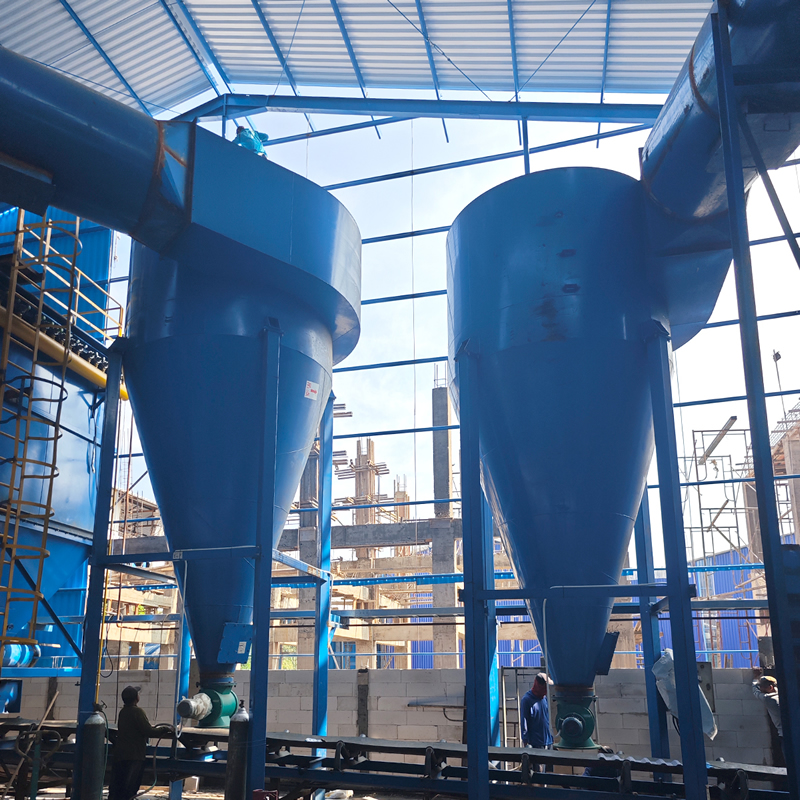 Vietnam Fertilizer Company installs and debugs cyclone dust removal equipment