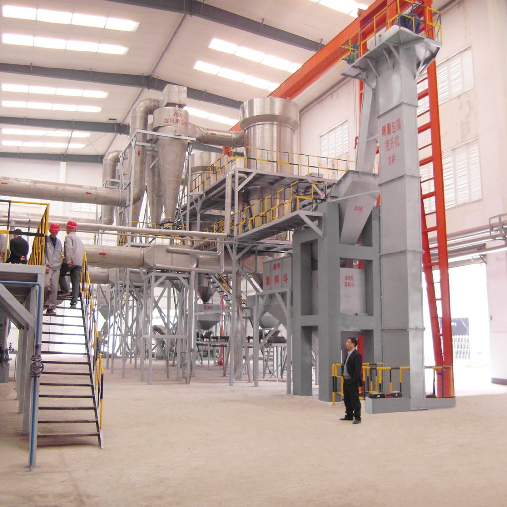 Customized resin fertilizer coating production line for Vietnamese customers