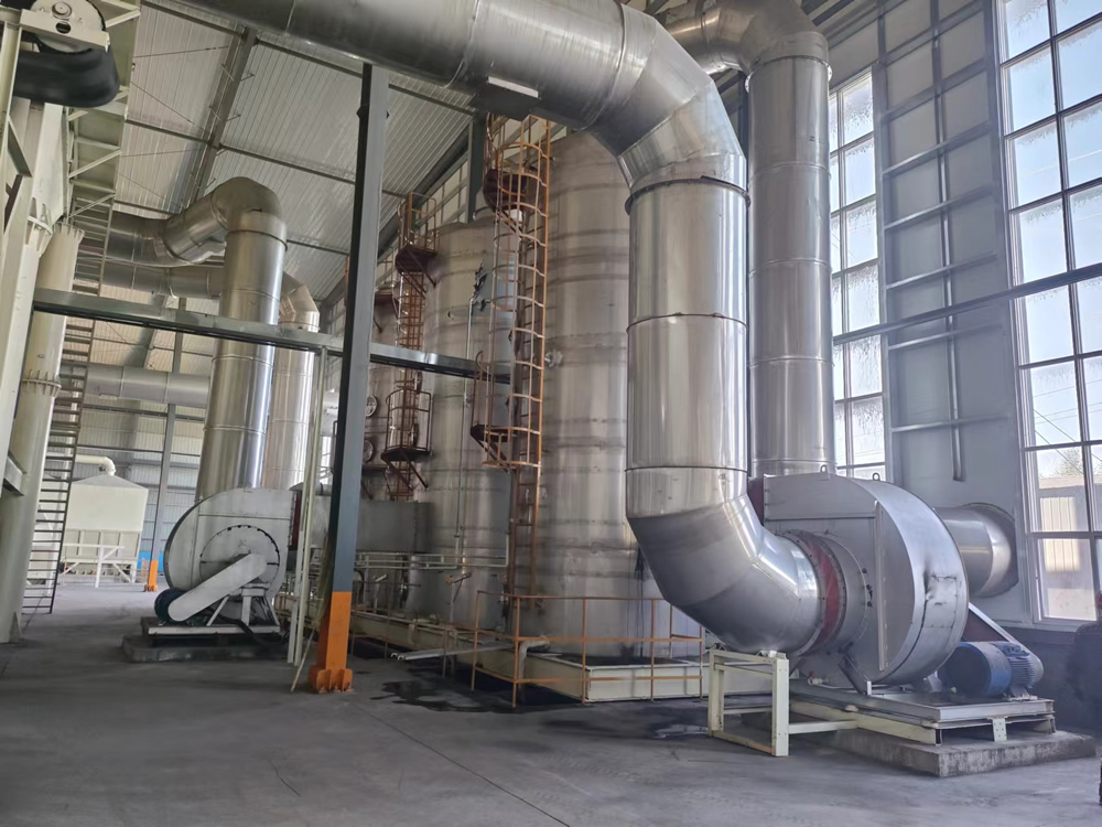 Installing and debugging water washing and dust removal equipment for a Malaysian client.