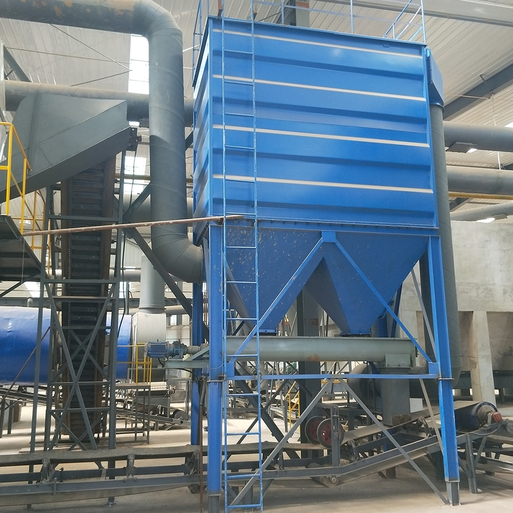 The Philippine client installed and commissioned the bag filter dust removal equipment.