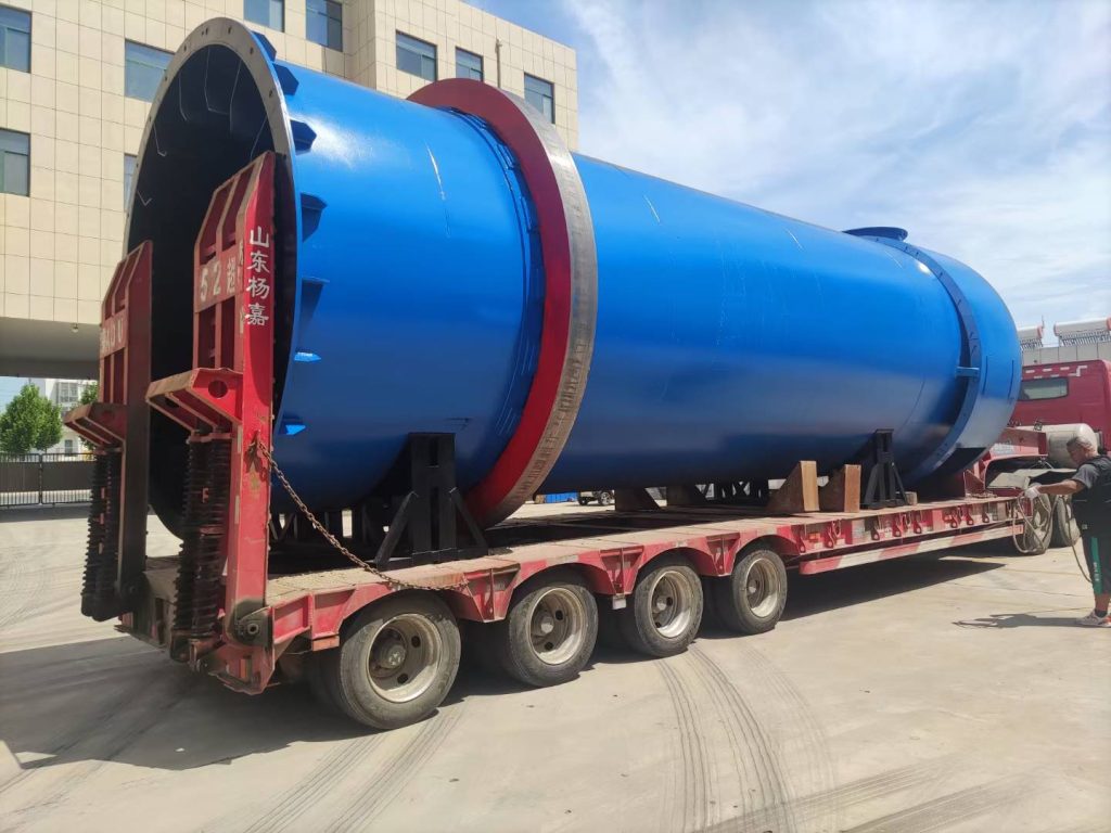 The large-scale organic fertilizer equipment production line exported to Thailand